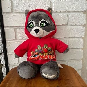 Build A Bear Wiley The Wolf Gray Plush Great Wolf Lodge BAB Stuffed Animal
16"